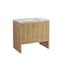 James Martin Vanities Hudson 36in Single Vanity, Light Natural Oak w/ 3 CM Carrara Marble Top 435-V36-LNO-3CAR - alternate 2